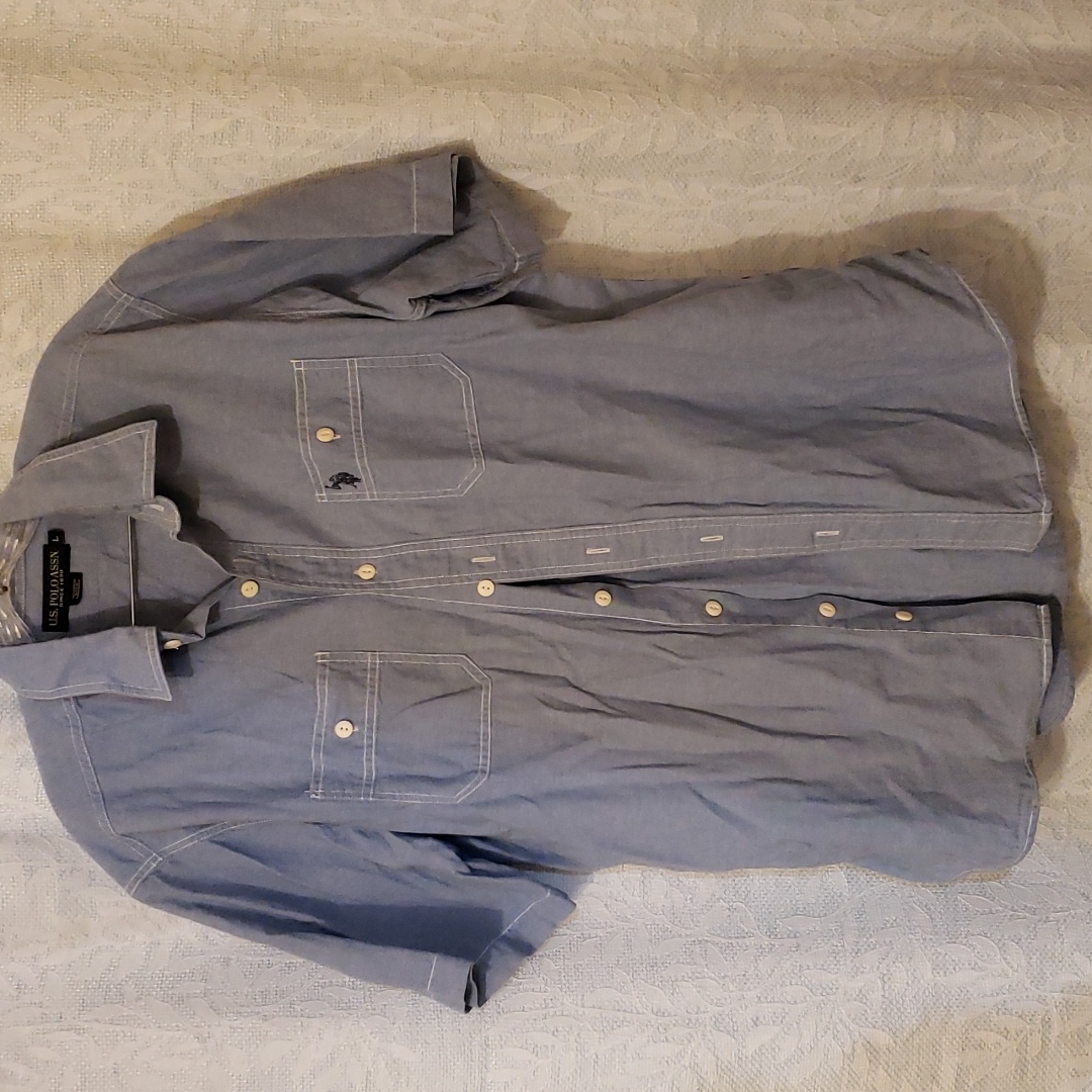Short Sleeved Button-Down